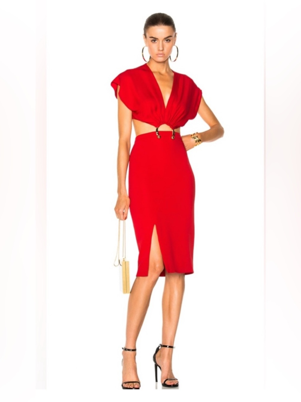 HANEY Kerr EMBELLISHED CUTOUT DRESS
